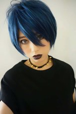 画像2: 【SALE】ふかし加工☆コスにも普段使いにもOK！Boysショート【ブードゥーブルー】 (2)