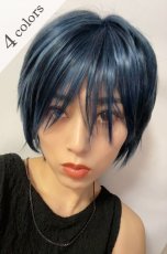 画像1: 【SALE】ふかし加工☆コスにも普段使いにもOK！Boysショート【ブードゥーブルー】 (1)