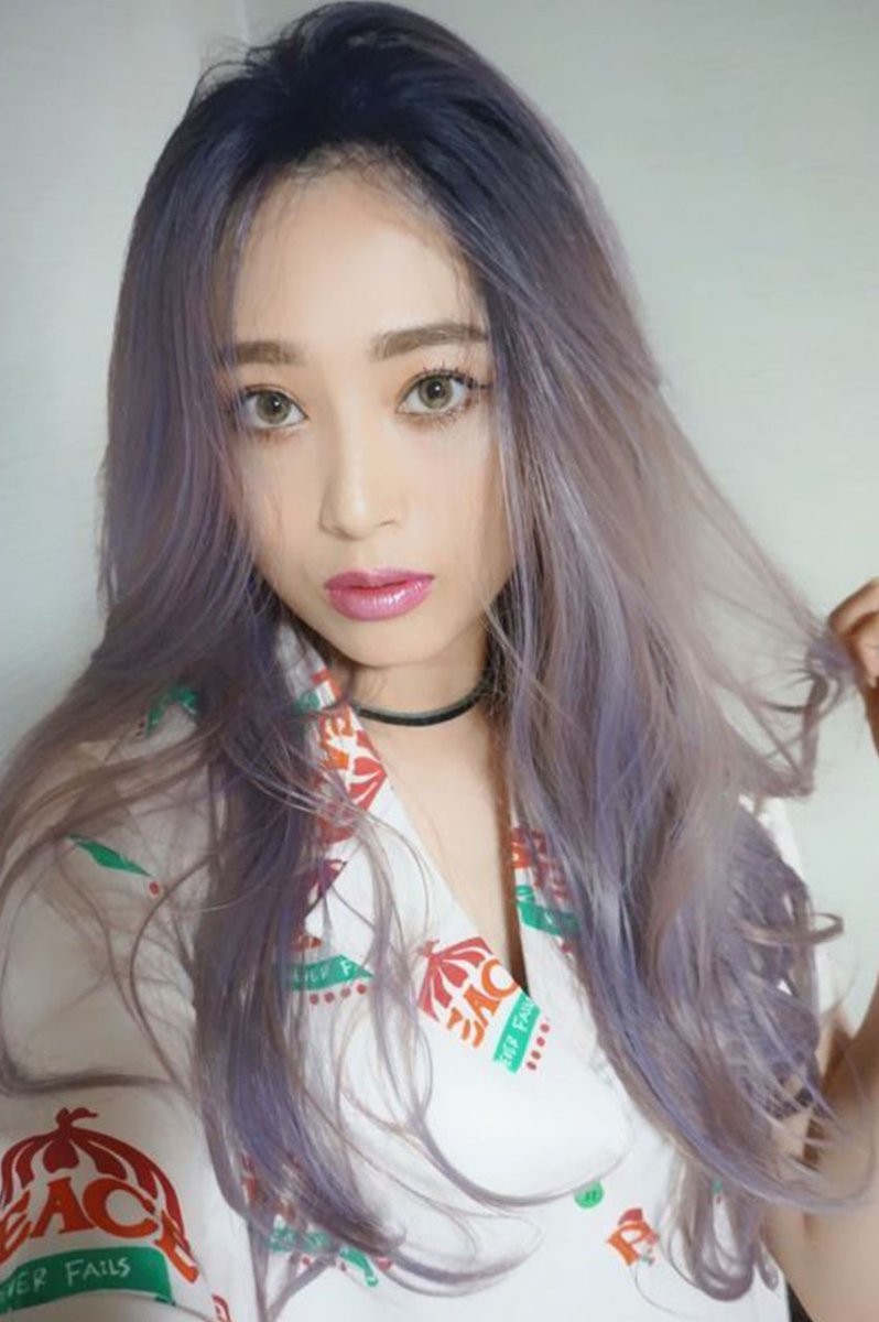 画像18: 【SALE】front lace wig☆ジェンダーレスウェーブロング【根元黒染め×ラベンダー×ピンクmix】 (18)