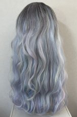 画像19: 【SALE】レインボーシリーズ☆リラックスウェーブロング【根元黒スノーレインボー】 (19)