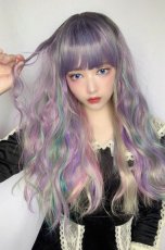 画像4: 【SALE】レインボーシリーズ☆リラックスウェーブロング【ビビッドレインボー】 (4)