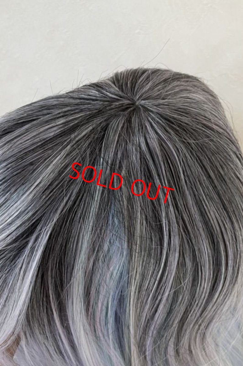 画像20: 【SALE】レインボーシリーズ☆リラックスウェーブロング【根元黒スノーレインボー】 (20)