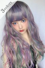 画像1: 【SALE】レインボーシリーズ☆リラックスウェーブロング【ビビッドレインボー】 (1)