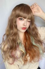 画像10: 《SALE》レインボーシリーズ☆リラックスウェーブロング【ライトブラウンベース】 (10)