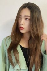 画像14: front lace wig☆センターパート☆ワンレンストレートロング【根元黒染め×ベーシックブラウン】 (14)