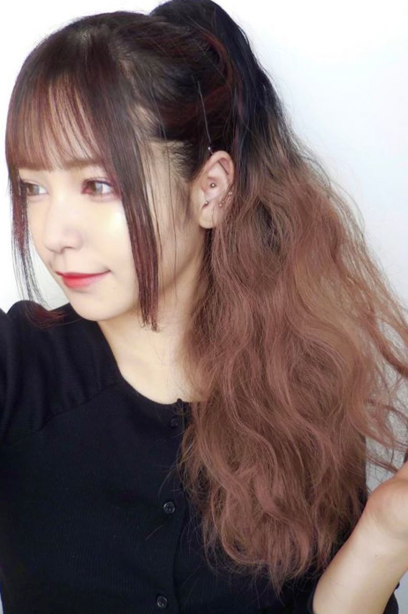 画像4: バンスクリップ式☆くすみカラーウェーブポニー【全2色】 (4)