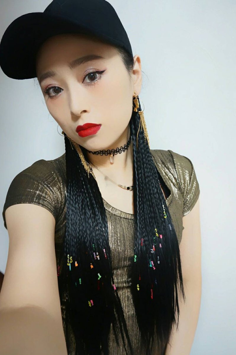 画像9: リボン紐付きブレイズ編みポニーテールウィッグ【ボリューミータイプ：全3色】 (9)