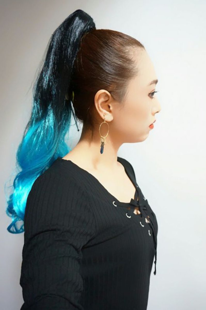 画像9: バンスクリップ式☆グラデーションカラーカールポニー【全９色】 (9)