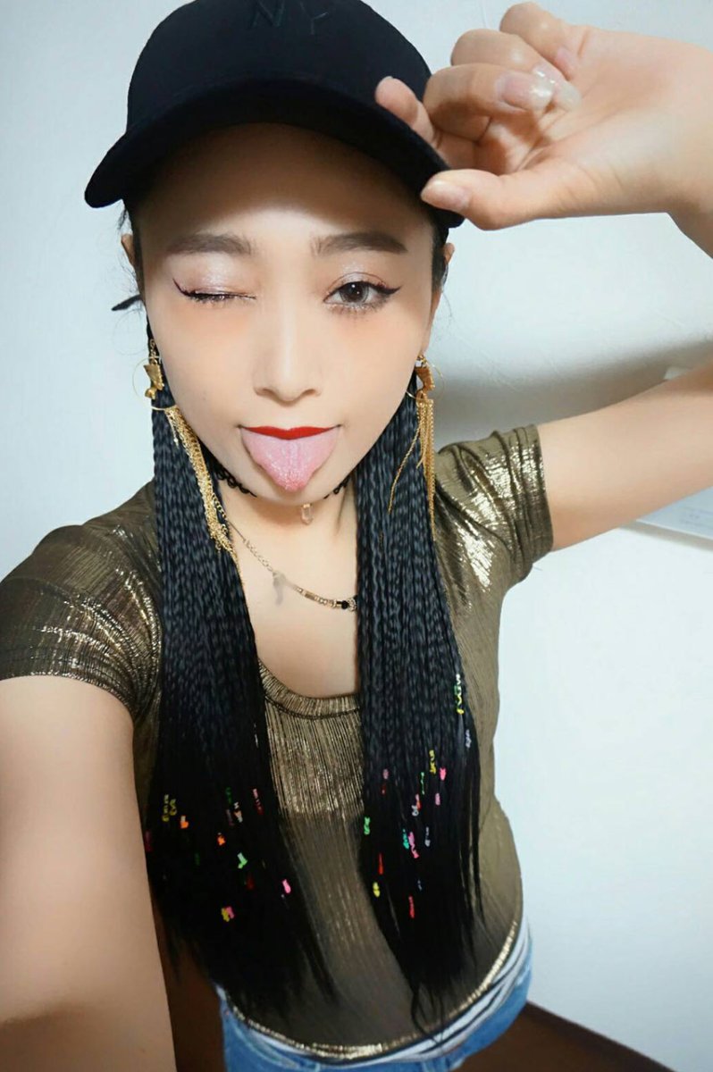 画像4: リボン紐付きブレイズ編みポニーテールウィッグ【ボリューミータイプ：全3色】 (4)