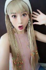 画像6: リボン紐付きブレイズ編みポニーテールウィッグ【全６色】 (6)