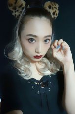 画像1: バンスクリップ式☆グラデーションカラーカールポニー【全９色】 (1)