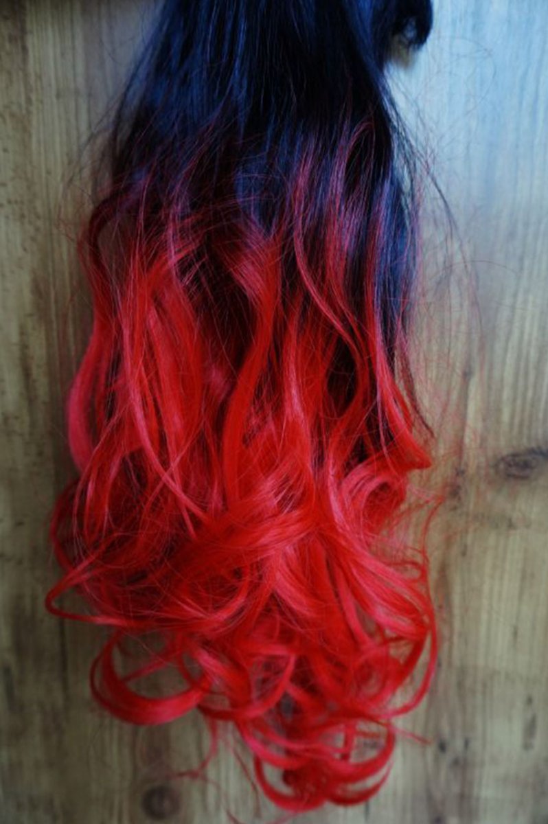 画像7: バンスクリップ式☆グラデーションカラーカールポニー【全９色】 (7)