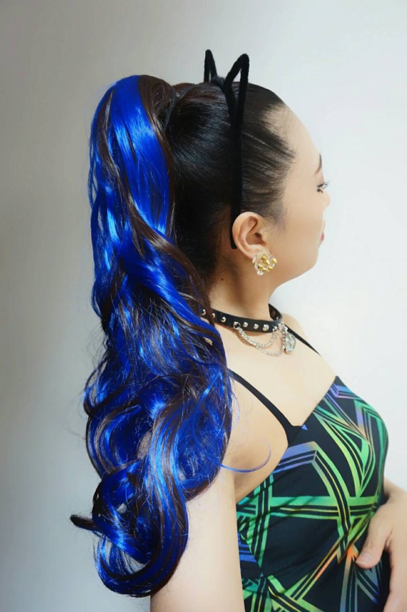 画像11: 《税抜き6900円お買い上げのお客様プレゼント》襟足ウィッグ☆グラデーション2トーンゆるカールロング【全２色】 (11)