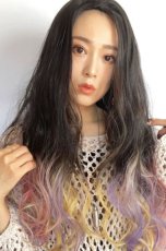 画像7: 【SALE】ハーフwig☆2way✩トロピカルレインボーカラーウェーブロング【根元黒染め×トロピカルレインボー】 (7)