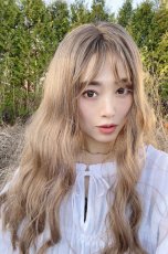 画像3: ムルギョルウェーブロング【根元黒mix×シフォンベージュ】 (3)
