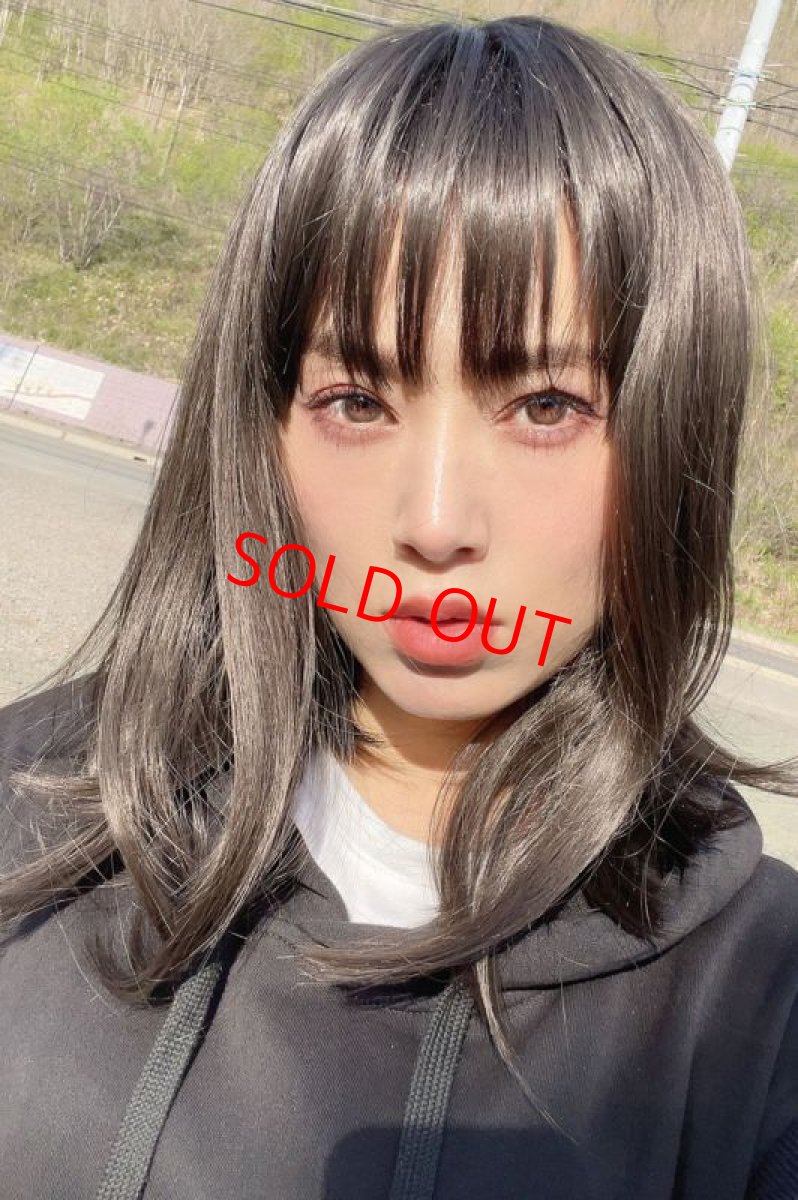 画像5: つむじレース手植え製法☆愛されレイヤーワンカールボブ【アッシュブラック】 (5)