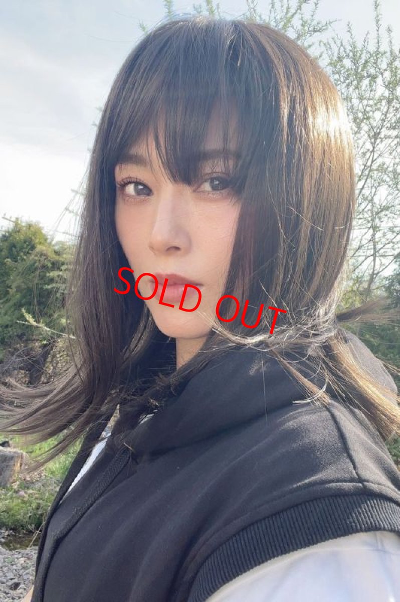 画像12: つむじレース手植え製法☆愛されレイヤーワンカールボブ【アッシュブラック】 (12)