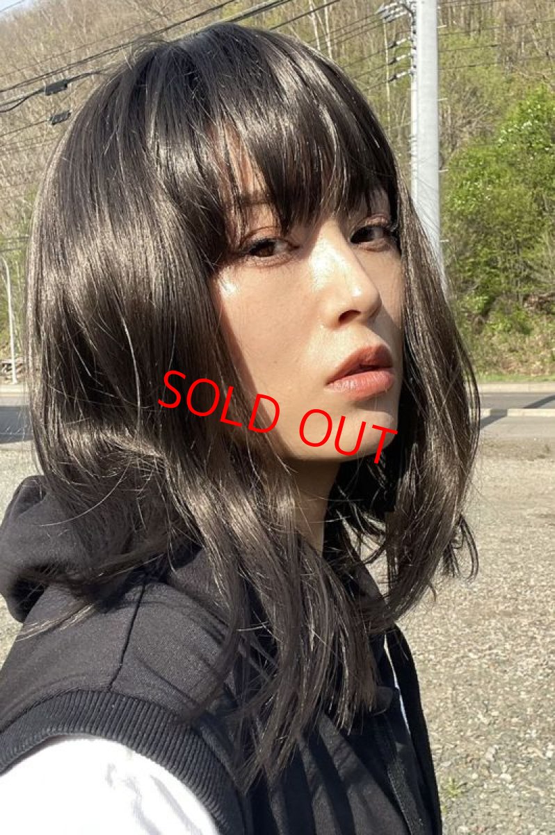 画像11: つむじレース手植え製法☆愛されレイヤーワンカールボブ【アッシュブラック】 (11)