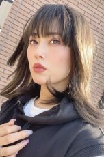 画像3: つむじレース手植え製法☆愛されレイヤーワンカールボブ【アッシュブラック】 (3)