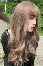 画像10: I型つむじ☆ヨシンモリヘア【フォギーベージュ】　 (10)