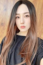 画像4: front lace wig☆センターパート☆ワンレンストレートロング【根元黒染め×ベーシックブラウン】 (4)