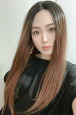 画像7: front lace wig☆センターパート☆ワンレンストレートロング【根元黒染め×ベーシックブラウン】 (7)