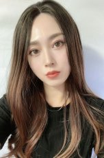 画像5: front lace wig☆センターパート☆ワンレンストレートロング【根元黒染め×ショコラブラウングラデ】 (5)