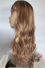 画像8: 【SALE】モテふわウェーブロング【ライトブラウンベースレインボーカラー】　 (8)
