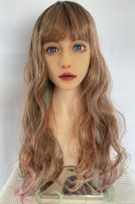 画像6: 【SALE】モテふわウェーブロング【ライトブラウンベースレインボーカラー】　 (6)