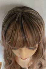 画像10: 【SALE】モテふわウェーブロング【ライトブラウンベースレインボーカラー】　 (10)