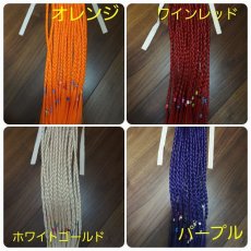 画像5: Ｋｉｄｓ！！リボン紐付きブレイズ編みポニーテールウィッグ【全４色】 (5)