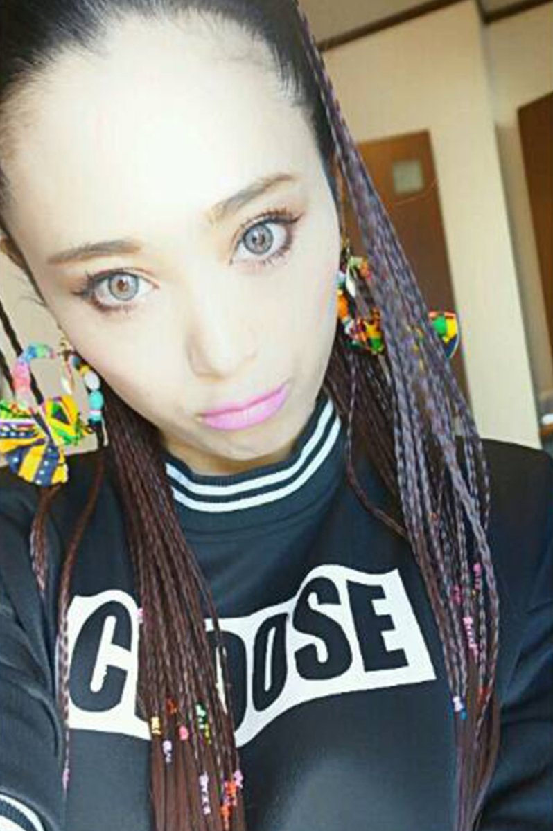 画像3: リボン紐付きブレイズ編みポニーテールウィッグ【ダークチェリー】 (3)