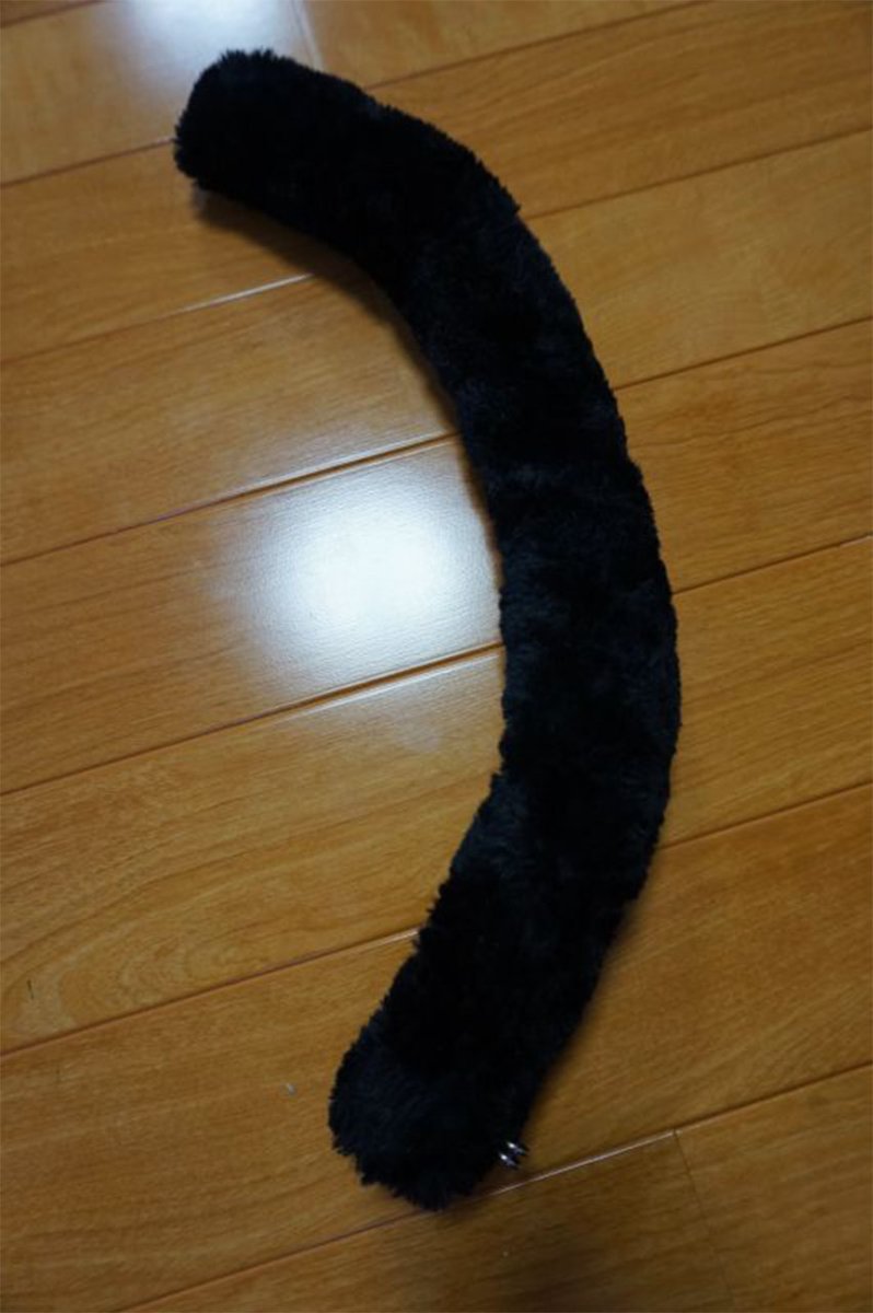 画像13: ≪廃盤特価≫萌え猫変身4点セット☆鈴付き猫耳カチューシャ＆肉球グローブ＆しっぽセット＆鈴付き首輪 (13)