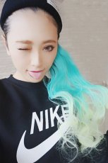 画像3: 《税抜き6900円以上お買い上げのお客様プレゼント》リボン紐付きツイストカールポニー【メロンソーダ×ミルキーミント】 (3)