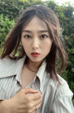 画像27: front lace wig☆エアリーバングCカールロブ【根元黒染め×マロンブラウン】 (27)