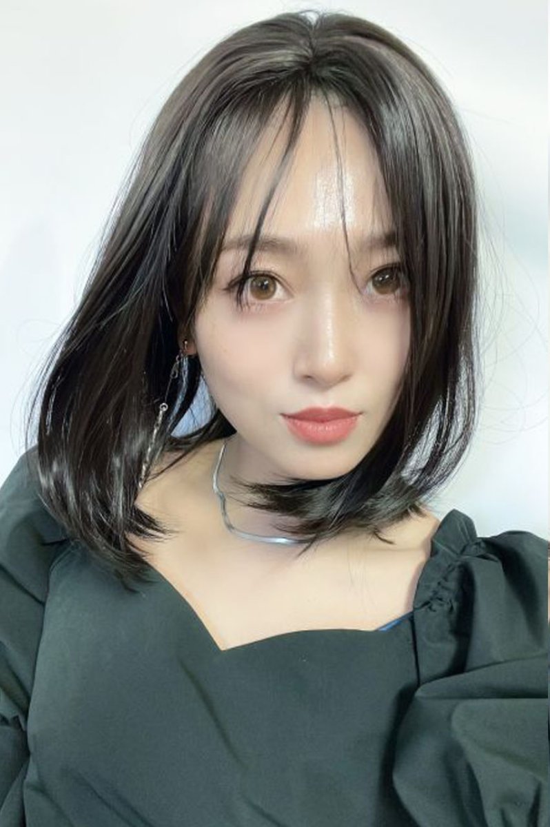 画像10: front lace wig☆エアリーバングCカールロブ【アッシュブラック】 (10)