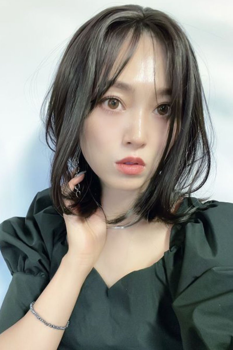 画像5: front lace wig☆エアリーバングCカールロブ【アッシュブラック】 (5)