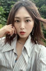 画像22: front lace wig☆エアリーバングCカールロブ【根元黒染め×マロンブラウン】 (22)