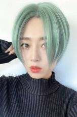 画像5: 【SALE】Ｉ型レース✰リアルスキンセンターパートミニマムショート【ミントグリーン】 (5)