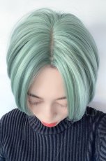 画像6: 【SALE】Ｉ型レース✰リアルスキンセンターパートミニマムショート【ミントグリーン】 (6)