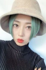 画像2: 【SALE】Ｉ型レース✰リアルスキンセンターパートミニマムショート【ミントグリーン】 (2)