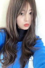 画像8: ふかし加工☆ふわモテヘルシーウェーブロング【002Rカラーベースハイライトmix】 (8)