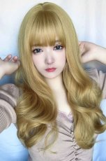 画像6: 【SALE】I型つむじ☆ヨシンモリヘア【ハニーブロンド】　 (6)