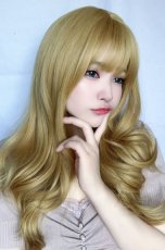 画像2: 【SALE】I型つむじ☆ヨシンモリヘア【ハニーブロンド】　 (2)