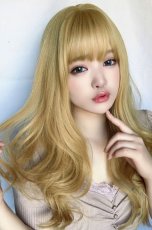 画像9: 【SALE】I型つむじ☆ヨシンモリヘア【ハニーブロンド】　 (9)