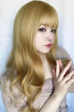 画像4: 【SALE】I型つむじ☆ヨシンモリヘア【ハニーブロンド】　 (4)