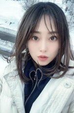 画像17: front lace wig☆エアリーバングCカールロブ【根元黒染め×マロンブラウン】 (17)
