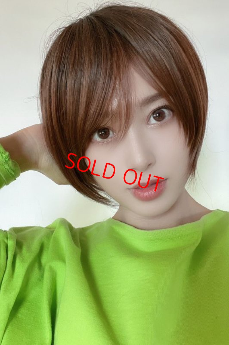 画像6: 《Sサイズ展開有》大人可愛い✩美フォルムレイヤーショートボブ【根元黒mix×マロンブラウン】　 (6)