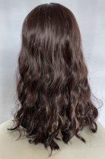画像13: 【SALE】I型つむじ☆ロングバングナチュエアウェーブロング【ダークチェリー】 (13)
