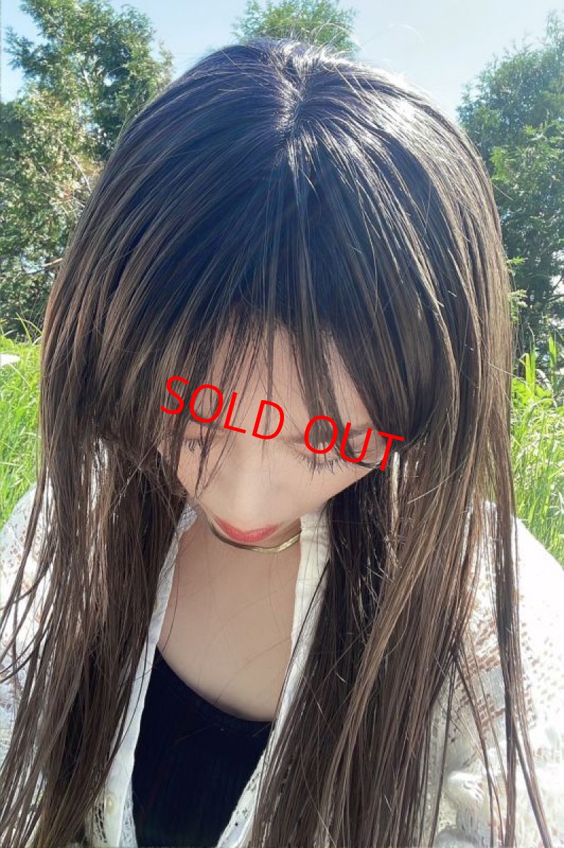 画像8: wideskinフェイスレイヤーカットロング【根元黒染め×フォギーグレージュ】  (8)